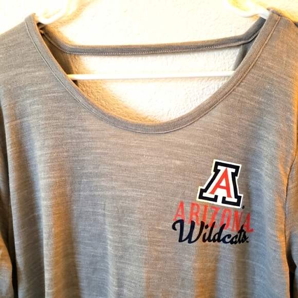 Rivalry Threads Arizona Wildcats Long Sleeve Open Draped Back Tunic Size M - Picture 3 of 10
